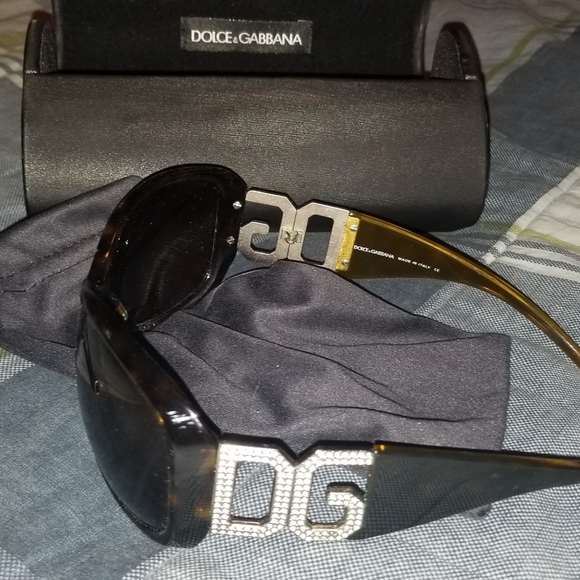 Dolce & Gabbana Accessories - Dolce & Gabbana DG Rhinestone Oversized Shades